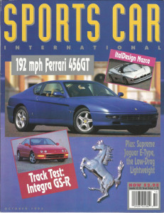 SPORTS CAR INTERNATIONAL 1993 OCT - NAZCA, 456GT, LOW-DRAG LIGHTWEIGHT E-TYPE